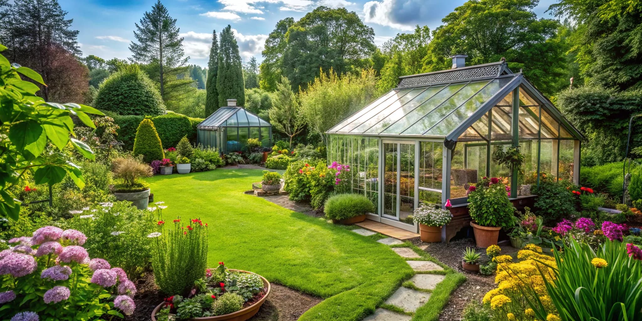 Greenhouse background